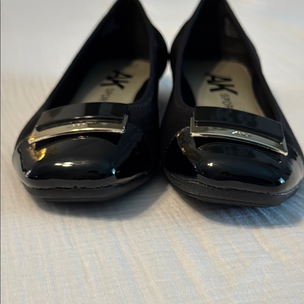 Anne Klein Sport Akuna Black Flats - Picture 4 of 11